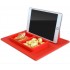 Baby Food Placemat with Built-in Tablet Phone Stand