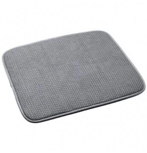 Microfiber Dishes Drainer Mats Absorbent Dish Drying Mat For Kitchen Table Placemat Kitchen Accessories17.8 By 15.8 Inch 4540Cm