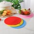 Modern round Non-Slip Silicone Table Mat Heat Resistant Place Mats for Home Dining Table Kitchen Restaurant Tea Cup Drinks Hold