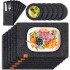 Felt Placemats Non Slip Heat Resistant for Kitchen Table Set of 6