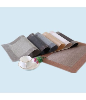 Home And Kitchen Products 2020 Eco- Friendly Textiles PVC Woven placemats