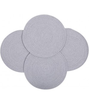 Wholesale Thick Handmade Cotton Rope Woven Meal Mat Round Cotton Thread Kitchen Table Thickened Thermal Insulation Mat