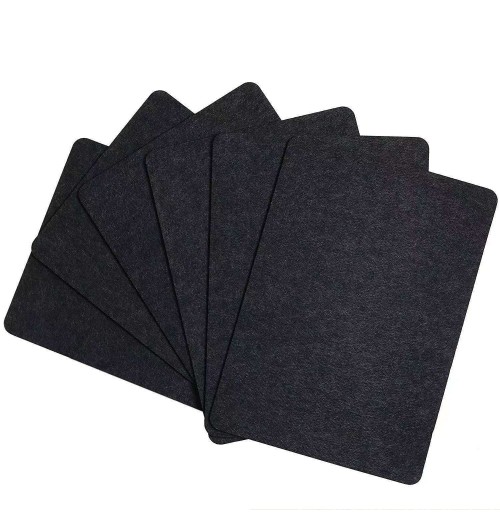 Kitchen Accessories Felt Dining Table Mat and Placemat Set for Dining Grey Mats & Pads Home Hotel Restaurant Felt,felt Irregular