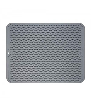 New Arrival Facial Eco-friendly Heat-resistant Silicone Dish Drying Mat For Kitchen Counter Sink