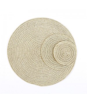 Ramie Cotton Table Mat Heat Insulation Mat Household Western Round Table Plate Bowl Mat