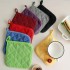 Thickened Thermal Placemat Terry Cloth Silver Coated Heat Resistant Mat Kitchen Multi-purpose Baking Pot Holder