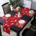 Christmas Table Runner New Year Party Decor Home Red Plaid Dinning Table Runner And Placemat Set