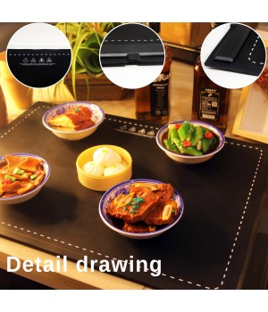 Sopewod American Silicone Food Warming Mat Home Use Insulated Placemat Pad for Parties Picnics Office & Hotels