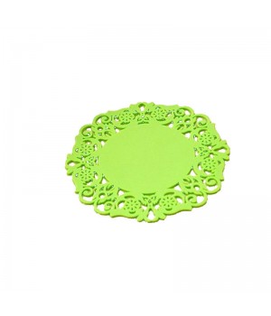 Hot sell Lace Flower Hollow Doilies Silicone mat Coaster Coffee Table Cup Mats Pad Placemat Kitchen Accessories