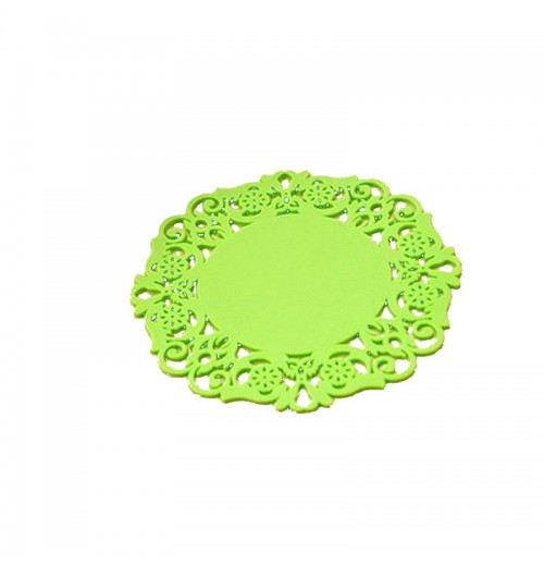 Hot sell Lace Flower Hollow Doilies Silicone mat Coaster Coffee Table Cup Mats Pad Placemat Kitchen Accessories