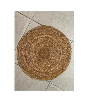 100% Seagrass Material placemat 30 cm Round Shape Custom Eco-friendly Handmade Dinning table placemat