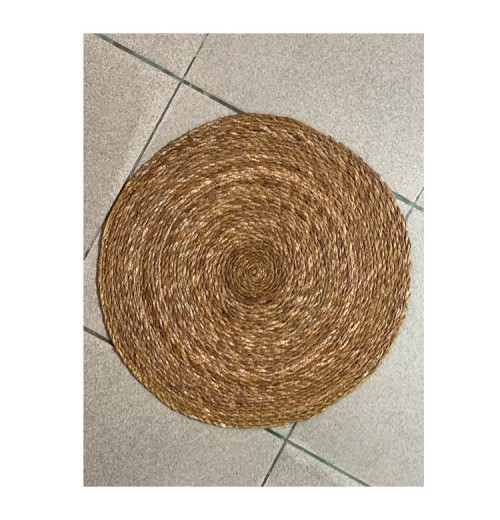 100% Seagrass Material placemat 30 cm Round Shape Custom Eco-friendly Handmade Dinning table placemat